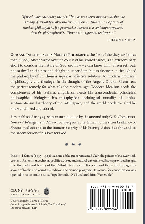 God and Intelligence in Modern Philosophy